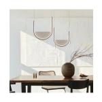 23166 PENDANT LED LIGHT 20W 3000K,4000K BLACK-LIGHT GREY Zambelis Lights