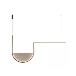 23170 PENDANT LED LIGHT 35W 3000K,4000K BLACK-LIGHT GREY Zambelis Lights