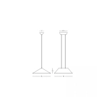 23173 PENDANT LED LIGHT 12W SMD 3000K ACOUSTIC GREY Zambelis Lights