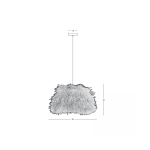23197 PENDANT LAMP E27 MAX 20W RAFFIA NATURAL Zambelis Lights