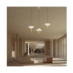 23201 PENDANT LED LIGHT 28W 3000K ALUMINIUM GOLD Zambelis Lights