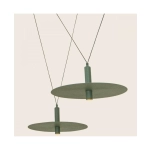 23230 PENDANT LED LIGHT 3X7W 3000K METAL ARMY GREEN Zambelis Lights