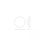 23234 SCONCE LED LIGHT 6W 3000K ACOUSTIC GREY VOLCANO Zambelis Lights