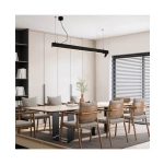 23254 PENDANT LED LIGHT 7W + 32W 3000K BLACK Zambelis Lights