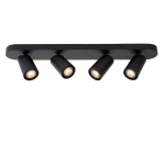 Plafon XYRUS GU10 4x5W 2200K/3000K czarny 23954/21/30 Lucide - zdjęcie produktu