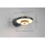 KEATON – 240270180 incl. 1x SMD, 10W · 1x 1200lm, 2300+3000+4000K TRIO