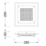 Lampa sufitowa Mantra Crystal Led 4580MA - zdjęcie dodatkowe 1