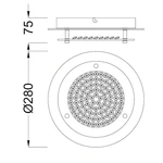 Lampa sufitowa Mantra Crystal Led 5090MA - zdjęcie dodatkowe 1