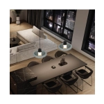 25142 PENDANT LED LIGHT 10W 3000K SANDY BLACK - SMOKED GLASS Zambelis Lights