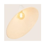 25173 PENDANT LIGHT 1xE27 MAX 15W MULBERRY SILK - METAL WHITE Zambelis Lights
