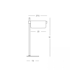 Lampa stołowa LED 25193 7W 3000K Zambelis Lights - zdjęcie 3
