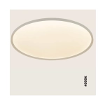 25202 CEILING LED LIGHT 84W 2700K-3200K-4000K DALI SANDY WHITE - METAL - ALUMINIUM - MICROPRISMATIC DIFFUSER Zambelis Lights