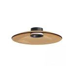 25268 CEILING LED LIGHT 30W 2700K-3000K TRIAC BLACK MATT - TAWNY GLASS Zambelis Lights