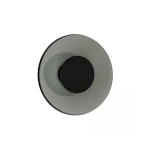 25271 WALLL ED LIGHT 18W 2700K-3000K TRIAC BLACK MATT - SMOKED GLASS Zambelis Lights