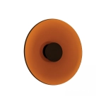 25272 WALL LED LIGHT 22W 2700K-3000K TRIAC BLACK MATT - TAWNY GLASS Zambelis Lights