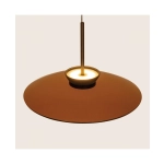 25274 PENDANT LED LIGHT 31W 2700K-3000K TRIAC BLACK MATT - TAWNY GLASS Zambelis Lights