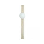 25315 WALL LIGHT 1xG9 LED MAX 5W NATURAL STONE - OPAL GLASS Zambelis Lights