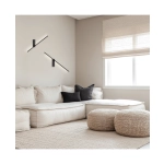 25318 WALL LED LIGHT 14W 3000K SANDY BLACK ROTATABLE ARM Zambelis Lights Zambelis Lights