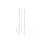 25321 WALL LED LIGHT 10W 3000K SANDY BLACK METAL - ALUMINIUM - ACRYLIC Zambelis Lights Zambelis Lights