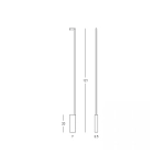 25322 WALL LED LIGHT 14W 3000K SANDY BLACK METAL - ALUMINIUM - ACRYLIC Zambelis Lights