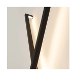 25322 WALL LED LIGHT 14W 3000K SANDY BLACK METAL - ALUMINIUM - ACRYLIC Zambelis Lights