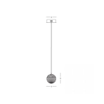 Lampa wisząca LED 25323 9W 3000K Zambelis Lights - zdjęcie 3