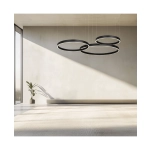 25375 PENDANT LED LIGHT UP-DOWN 174W 3000K BLACK ALUMINIUM - ACRYLIC Zambelis Lights