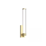25445 WALL LED LIGHT 9W 3000K TRIAC BRUSHED GOLD Zambelis Lights