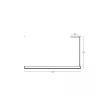 Lampa wisząca LED 2555 32W 3000K Zambelis Lights - zdjęcie 3