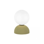 2589 TABLE LIGHT 1xG9 LED MAX 9W CLAY OLIVE GREEN - BLACK Zambelis Lights