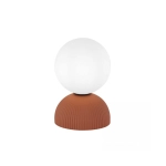 2590 TABLE LIGHT 1xG9 LED MAX 9W CLAY TERRACOTTA - BLACK Zambelis Lights