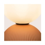 2590 TABLE LIGHT 1xG9 LED MAX 9W CLAY TERRACOTTA - BLACK Zambelis Lights