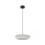 2592 PENDANT LIGHT 2xG9 LED MAX 9W GREY - SANDY BLACK CLAY - METAL Zambelis Lights
