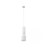 2595 PENDANT LIGHT 1xE27 LED MAX 11W WHITE - CLAY - METAL Zambelis Lights