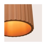 2596 PENDANT LIGHT 1xE27 LED MAX 11W TERRACOTTA - SANDY BLACK CLAY - METAL Zambelis Lights
