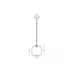 Lampa wisząca LED 2611 4W 3000K Zambelis Lights - zdjęcie 5