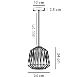 Lampa wisząca Elbie – elegancka lampa z plisowanym kloszem 2612323001 Nordlux