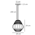 Lampa wisząca Maluca – dekoracyjna lampa z ryflowanym kloszem ze szkła opalowego 2612343001 Nordlux