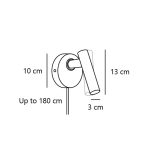Kinkiet ścienny DFTP Makoto Satin Chrome G9 2620051033 Nordlux