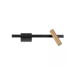 2632 WALL LED LIGHT 6W 3000K PLUG & PLAY SANDY BLACK-BRUSHED GOLD Zambelis Lights