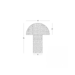 2661 TABLE LIGHT 1XE27 40W MAX NATURAL SANDSTONE Zambelis Lights