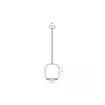 Lampa wisząca 2663 E27 40W Zambelis Lights - zdjęcie 3