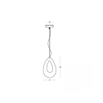 Lampa wisząca 2664 G9 5W Zambelis Lights - zdjęcie 4