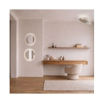 2666 MIRROR WITH LED LIGHT 7W 3000K ROUND BACK LIGHT WHITE MATT IP20 Zambelis Lights