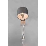 kinkiecik.pl Kinkiet E14+LED szary HOTEL 271170211 TRIO