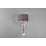 kinkiecik.pl Kinkiet E14+LED szary HOTEL 271170211 TRIO