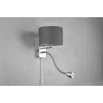 kinkiecik.pl Kinkiet E14+LED szary HOTEL 271170211 TRIO