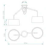 Lampa wisząca Mantra Nordica E27 4930MA - zdjęcie dodatkowe 1