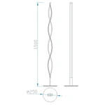 Lampa podłogowa ściemnialna Mantra Sahara 4861MA - zdjęcie dodatkowe 1