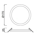 Lampa wpuszczana Mantra Saona C0182MA - zdjęcie dodatkowe 1